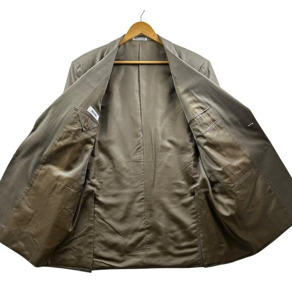 Pal Zileri Mens Suit Loro Piana Tasmanian Wool 2-Piece Set Made in Italy (US)44R - Picture 9 of 14